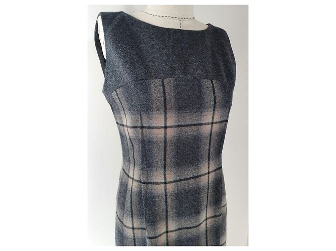 Vestido Weekend Max Mara de lana gris Multicolor - vista 3