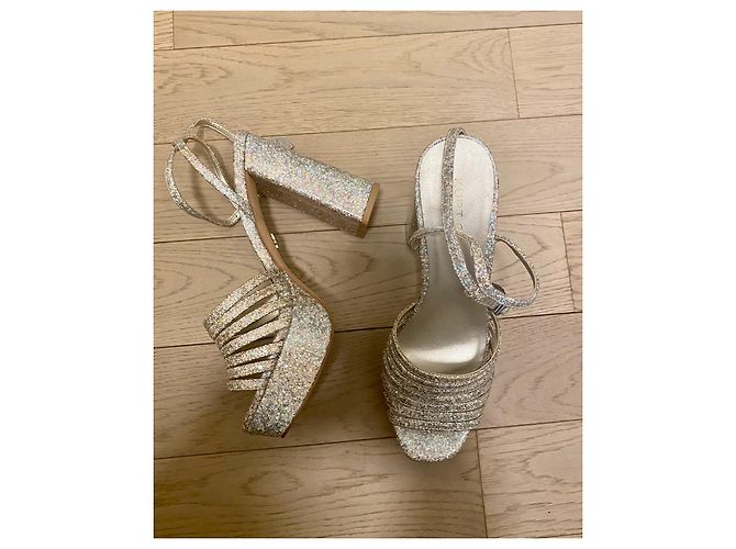 Sandali glitterati Kurt Geiger Argento - vista 2