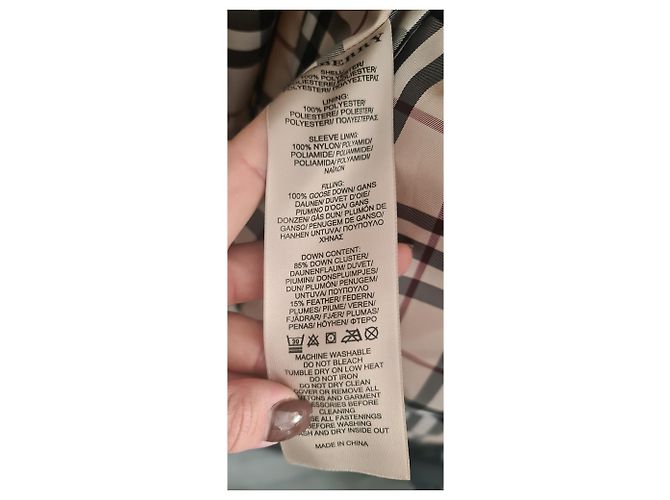 Plumífero Burberry Brit Eggshell Blanco roto - vista 7