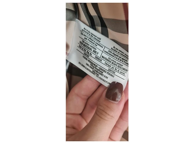 Plumífero Burberry Brit Eggshell Blanco roto - vista 8