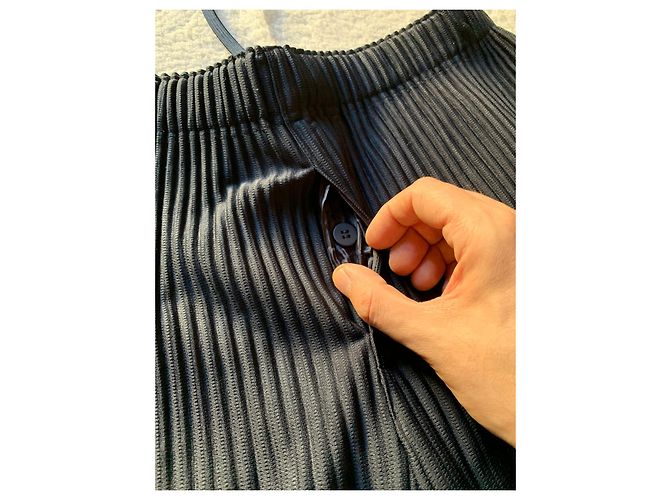 Issey Miyake Pantalone Homme Plissé blu navy - vista 5
