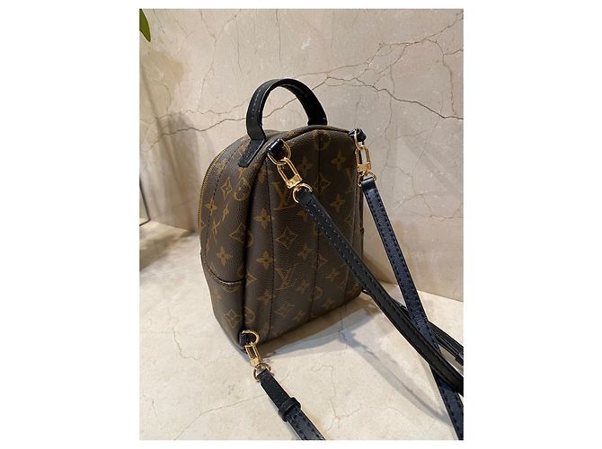 Zaino Louis Vuitton Palm Springs mini Marrone scuro - vista 11