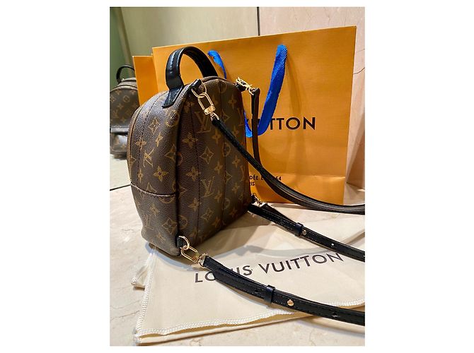 Zaino Louis Vuitton Palm Springs mini Marrone scuro - vista 4