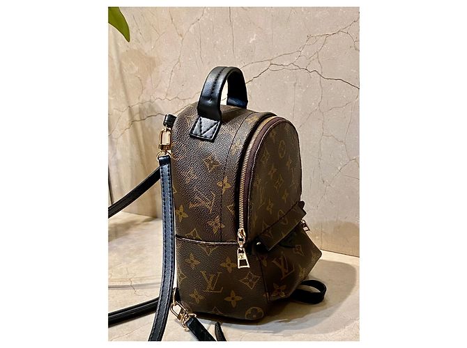 Zaino Louis Vuitton Palm Springs mini Marrone scuro - vista 7
