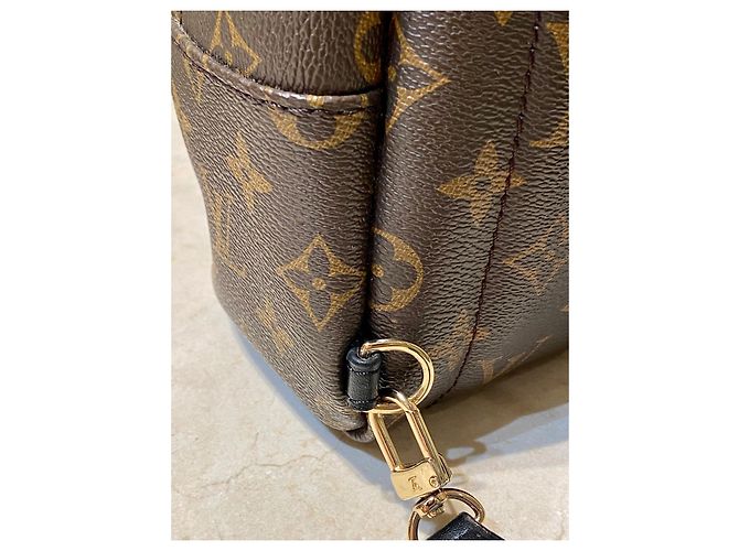 Zaino Louis Vuitton Palm Springs mini Marrone scuro - vista 8