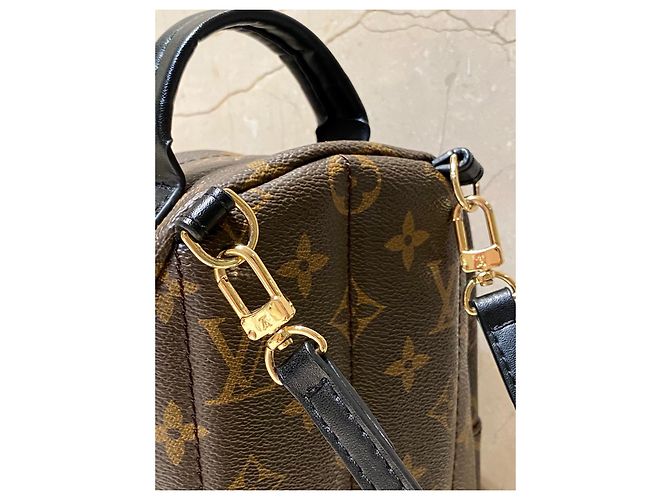 Zaino Louis Vuitton Palm Springs mini Marrone scuro - vista 9
