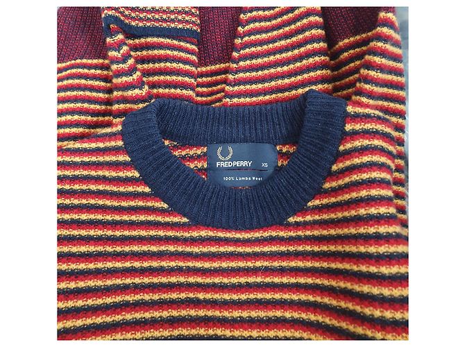 Fred Perry Striped Lambswool Sweater Multiple colors - view 5