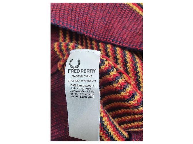 Fred Perry Striped Lambswool Sweater Multiple colors - view 6