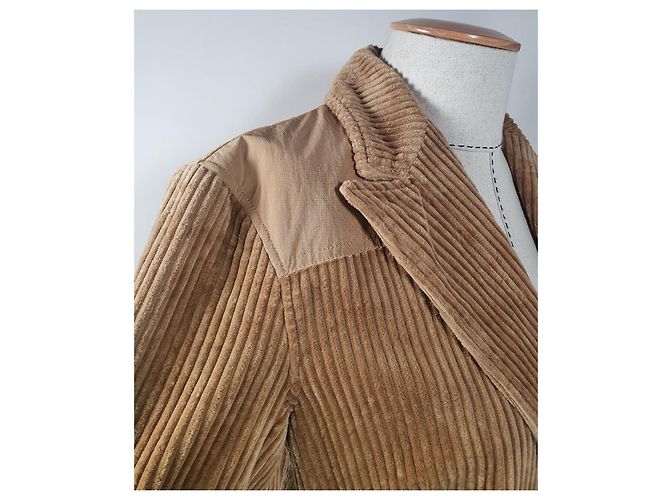 Ganni Cord-Blazer Hellbraun - Ansicht 3