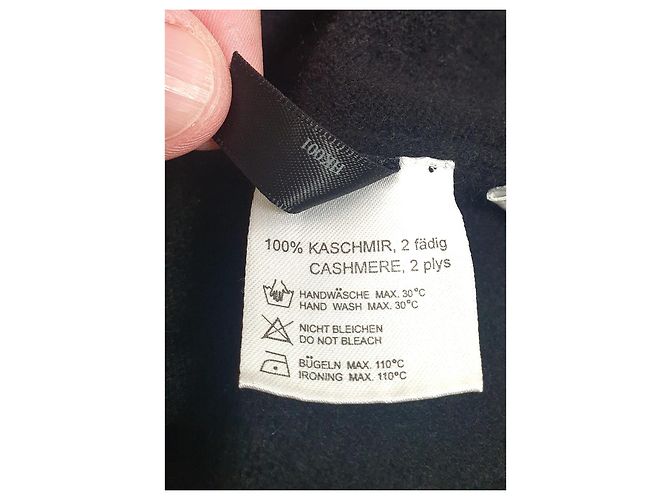 Autre Marque Jersey Lodenfrey de cachemira negro M - vista 7