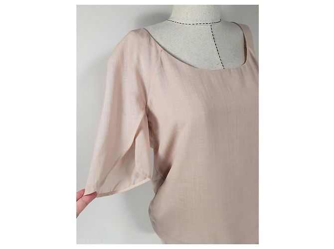 Camicetta Chloé Beige in Lana - vista 2