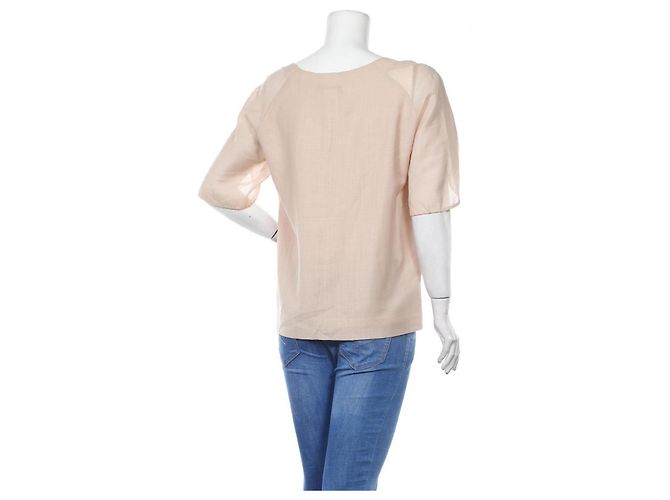 Camicetta Chloé Beige in Lana - vista 5