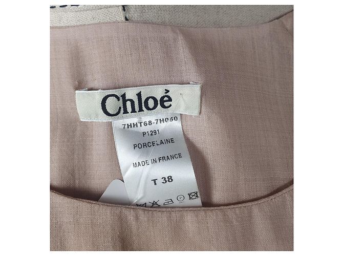 Camicetta Chloé Beige in Lana - vista 6