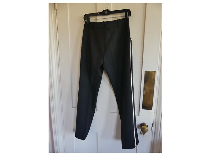 Calça de lã Bouchra Jarrar Preta Preto - vista 2