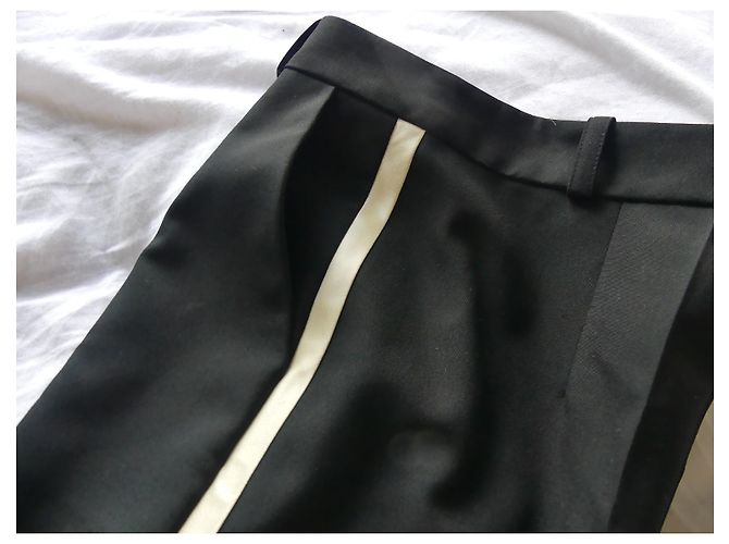 Calça de lã Bouchra Jarrar Preta Preto - vista 4