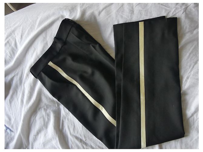 Calça de lã Bouchra Jarrar Preta Preto - vista 5