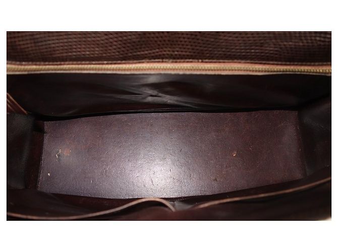 Hermès Borsa Hermes Kelly 35 lucertola Marrone - vista 4