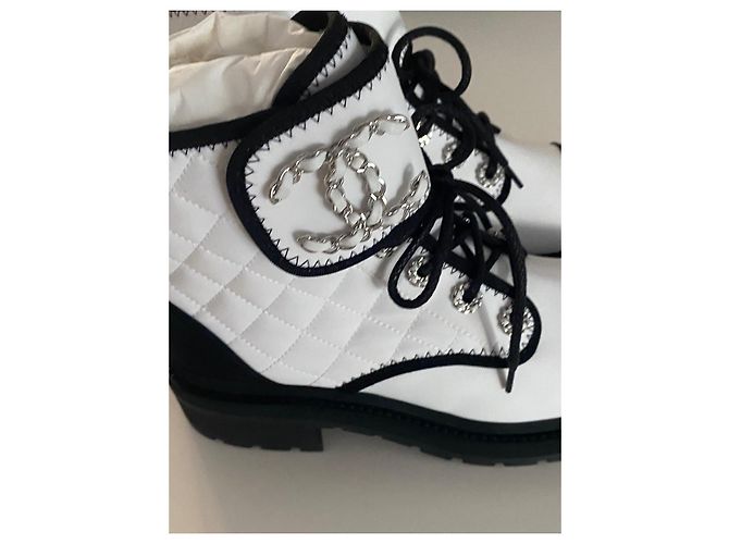 Chanel Lacets Blanc - vue 2