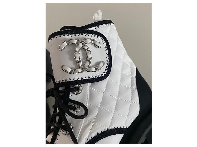 Chanel Lacets Blanc - vue 3