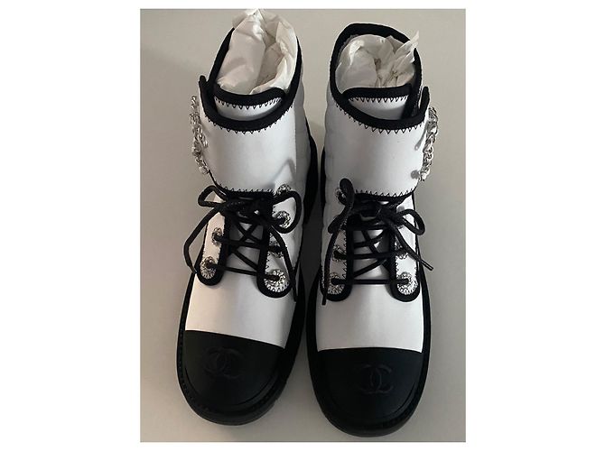 Chanel Lacets Blanc - vue 6