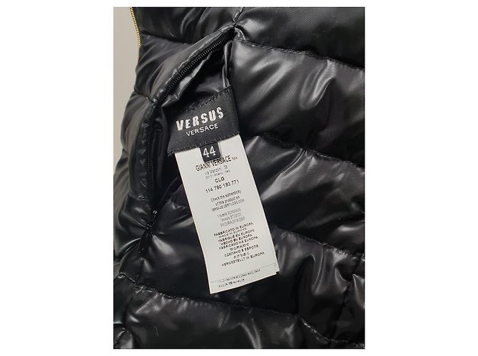 Versus Versace Giacca Piumino Face Nera Multicolore Nero - vista 10
