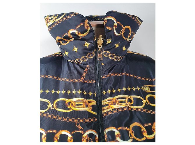 Versus Versace Giacca Piumino Face Nera Multicolore Nero - vista 2