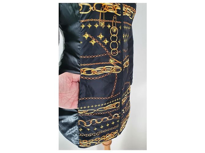 Versus Versace Giacca Piumino Face Nera Multicolore Nero - vista 4