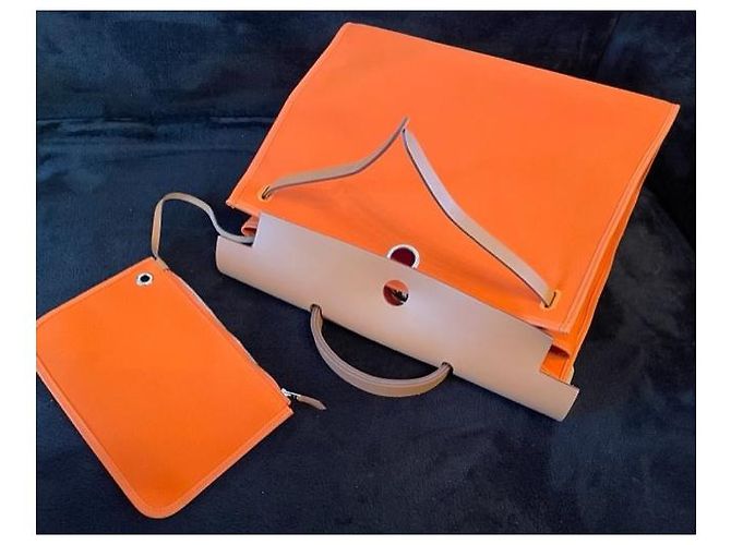 Hermès Ihre Tasche 39 Orange - Ansicht 5