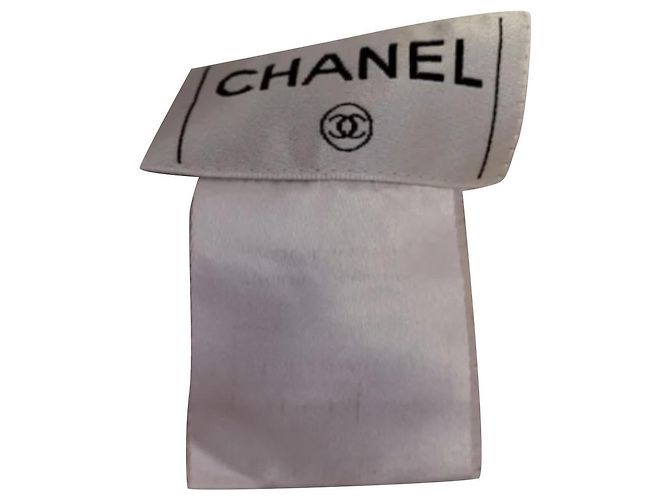Camiseta Chanel sin mangas de algodón blanca Blanco - vista 3