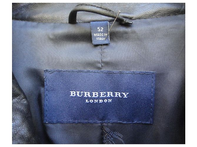 Trench in pelle Burberry 52 - vista 3