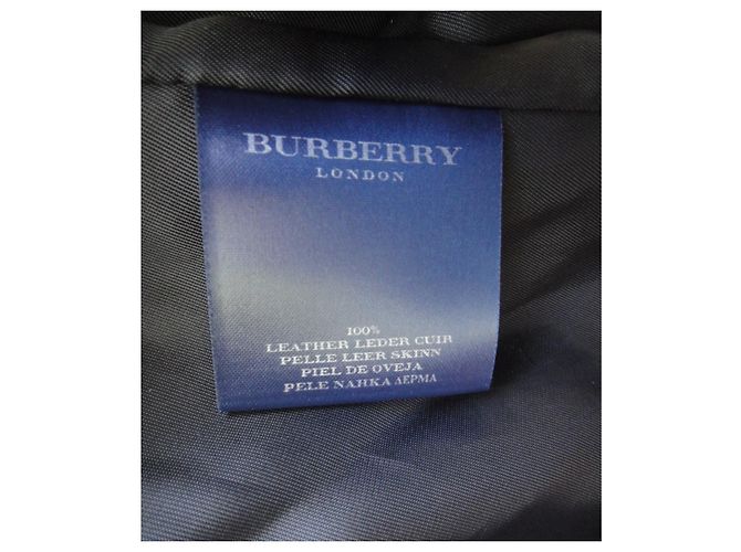 Trench in pelle Burberry 52 - vista 4