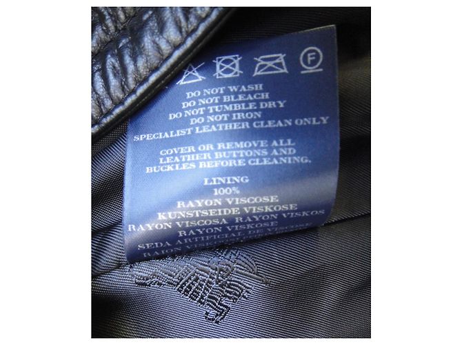 Trench in pelle Burberry 52 - vista 5