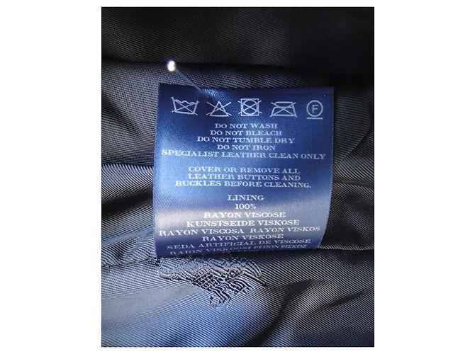 Trench in pelle Burberry 52 - vista 6