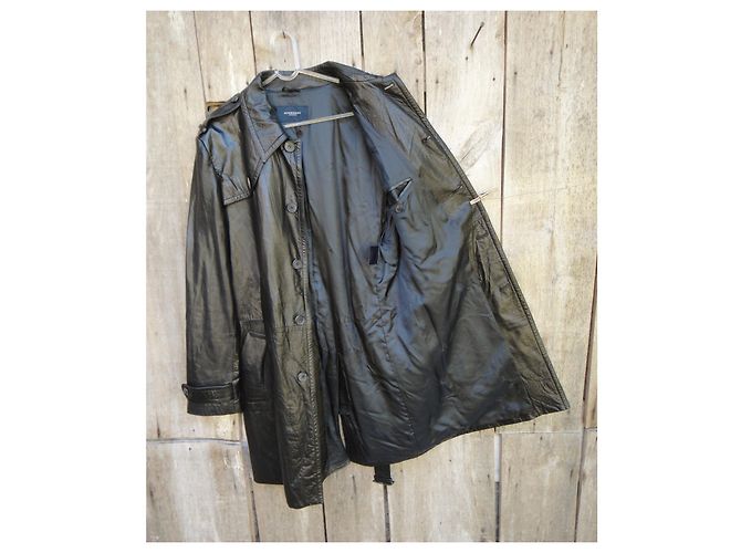 Trench in pelle Burberry 52 - vista 7