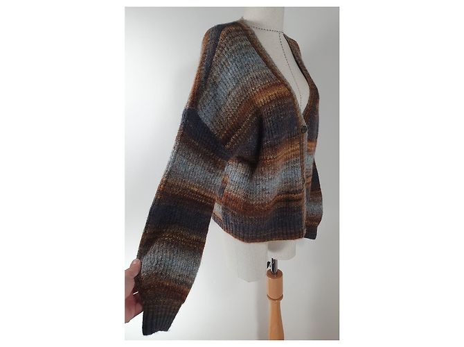 Christian Siriano Strickjacke XL Bunt Mehrfarben - Ansicht 2
