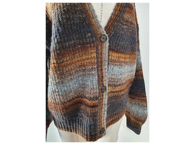 Christian Siriano Strickjacke XL Bunt Mehrfarben - Ansicht 3