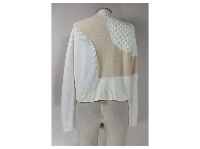 Strickjacke Cos aus Baumwolle und Wolle mehrfarbig Mehrfarben - Ansicht 4