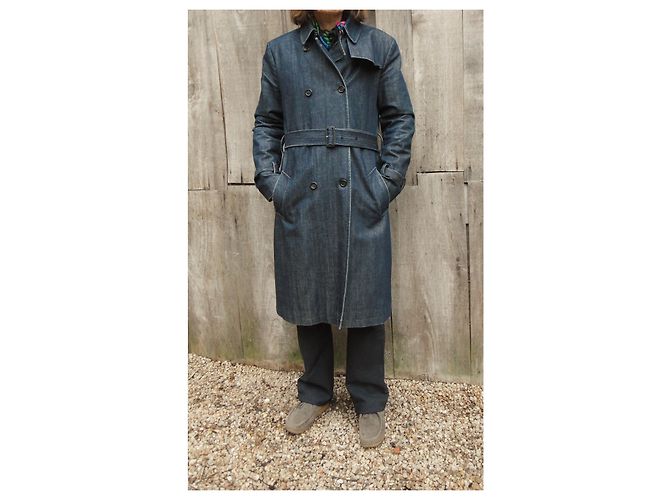 Größe Burberry Denim Trenchcoat 38 - Ansicht 10