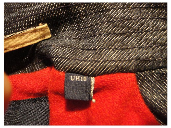 Größe Burberry Denim Trenchcoat 38 - Ansicht 12