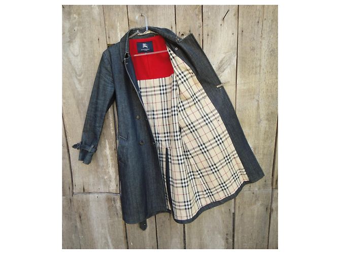 Größe Burberry Denim Trenchcoat 38 - Ansicht 2
