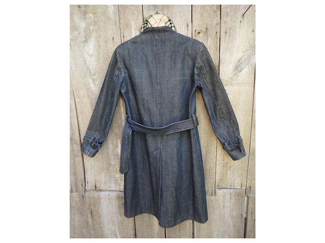 Größe Burberry Denim Trenchcoat 38 - Ansicht 3