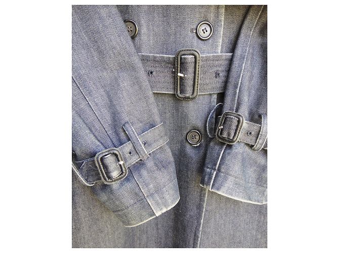Größe Burberry Denim Trenchcoat 38 - Ansicht 6