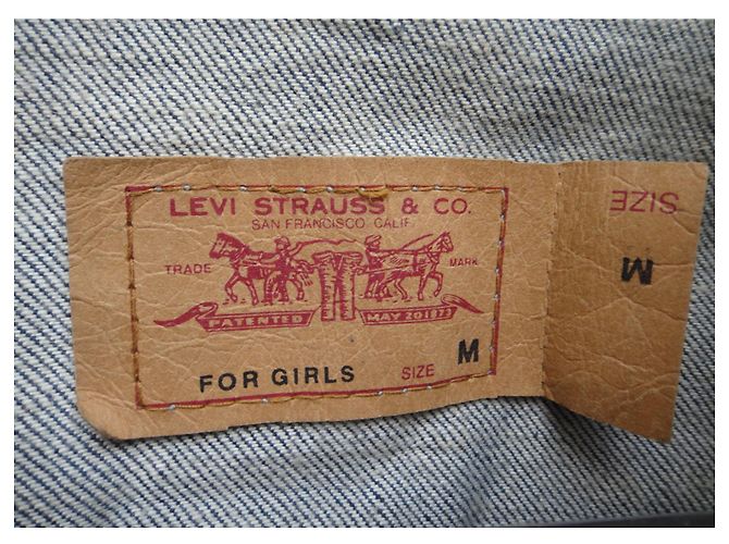Levi's Jacke "für Mädchen" Größe M Hellblau - Ansicht 3