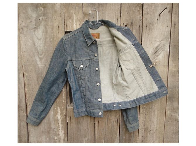 Levi's Jacke "für Mädchen" Größe M Hellblau - Ansicht 4