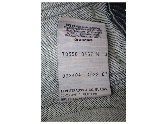 Levi's Jacke "für Mädchen" Größe M Hellblau - Ansicht 5