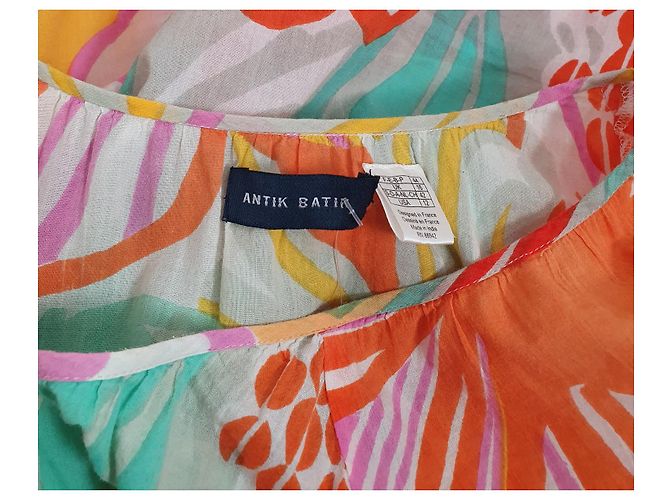 Blusa de algodón Antik Batik Multicolor - vista 3