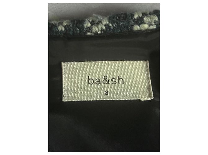 Giacca Ba&Sh Icarus in lana blu e bianca Beige - vista 6