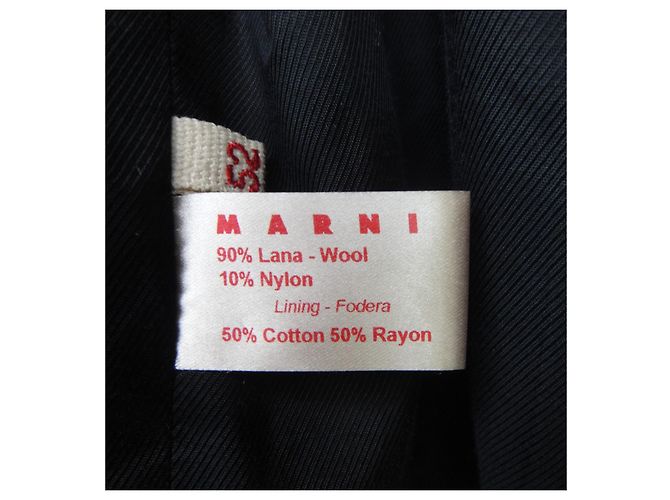 Marni grey wool coat size 52 - view 5