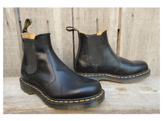 botas chelsea dr. Martens p 38 Negro - vista 2