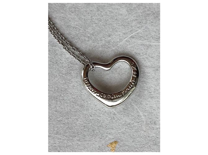 Tiffany & Co Platine Elsa Perretti Open Heart Argenté - vue 3